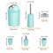 Eggracks 6 Pcs Bathroom Accessories Set including Soap Dispenser | Toothbrush Holder | Tumbler | Soap Dish | Toilet Cleaning Brush and Trash Can